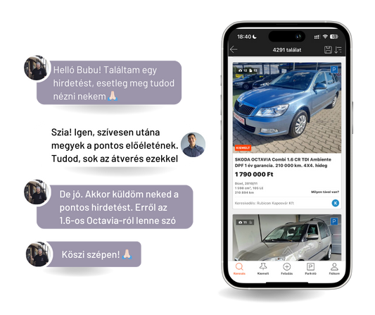 Használt autó hirdetés átvilágítás