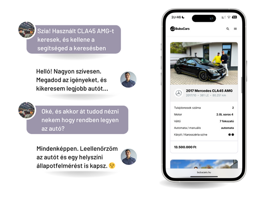 Használt autó keresés és helyszíni átvizsgálás