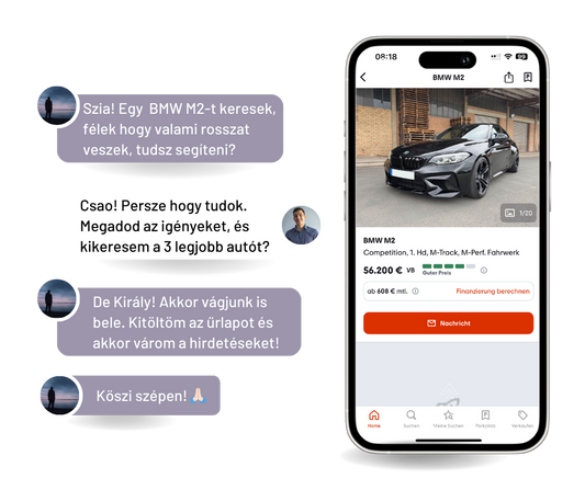 Személyre szabott használt autó keresés